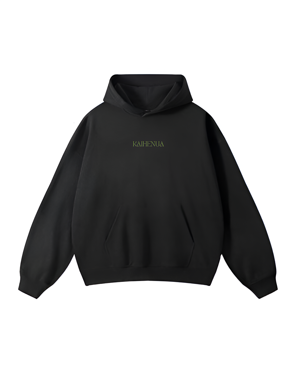 Hoddie Negro "Lets Take A Trip" by Kaihenua