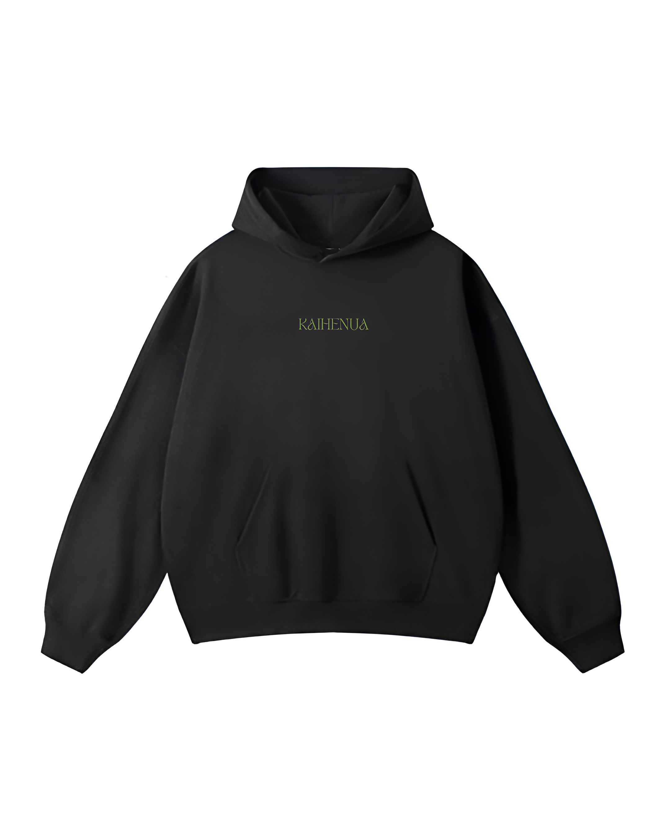 Hoddie Negro "Lets Take A Trip" by Kaihenua