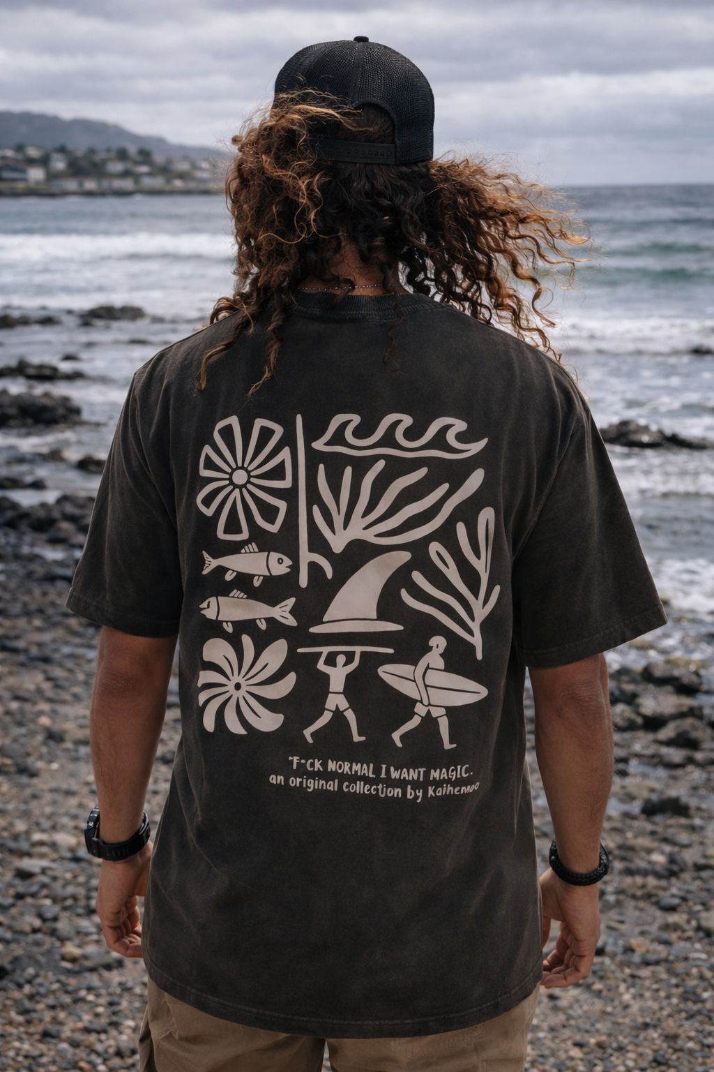 Polera "Ocean Ritual" by Kaihenua