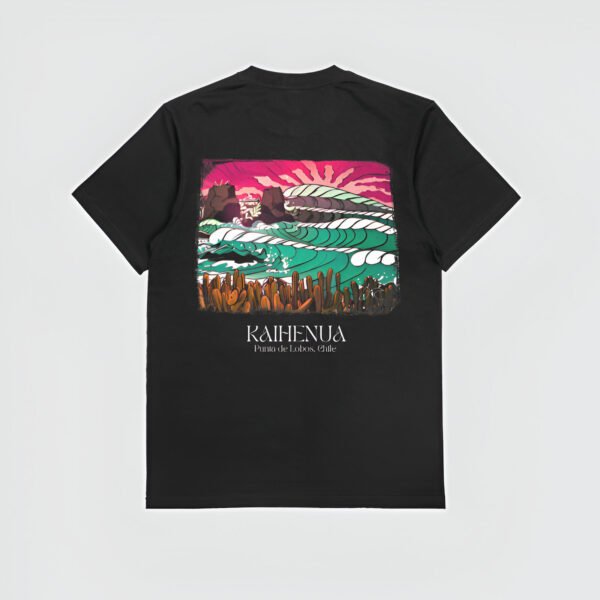 Kaihenua / Punta de Lobos Black T-Shirt